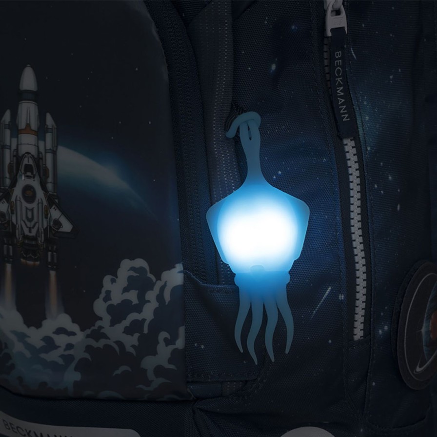 Barneskole Beckmann Tilbehor | B-Seen & Safe Led-Lys, Blue Squid