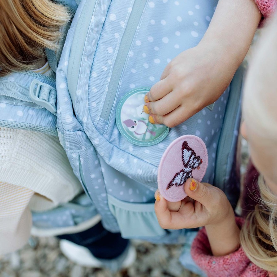Barneskole Beckmann Tilbehor | Add On, Butterfly Sequins Button