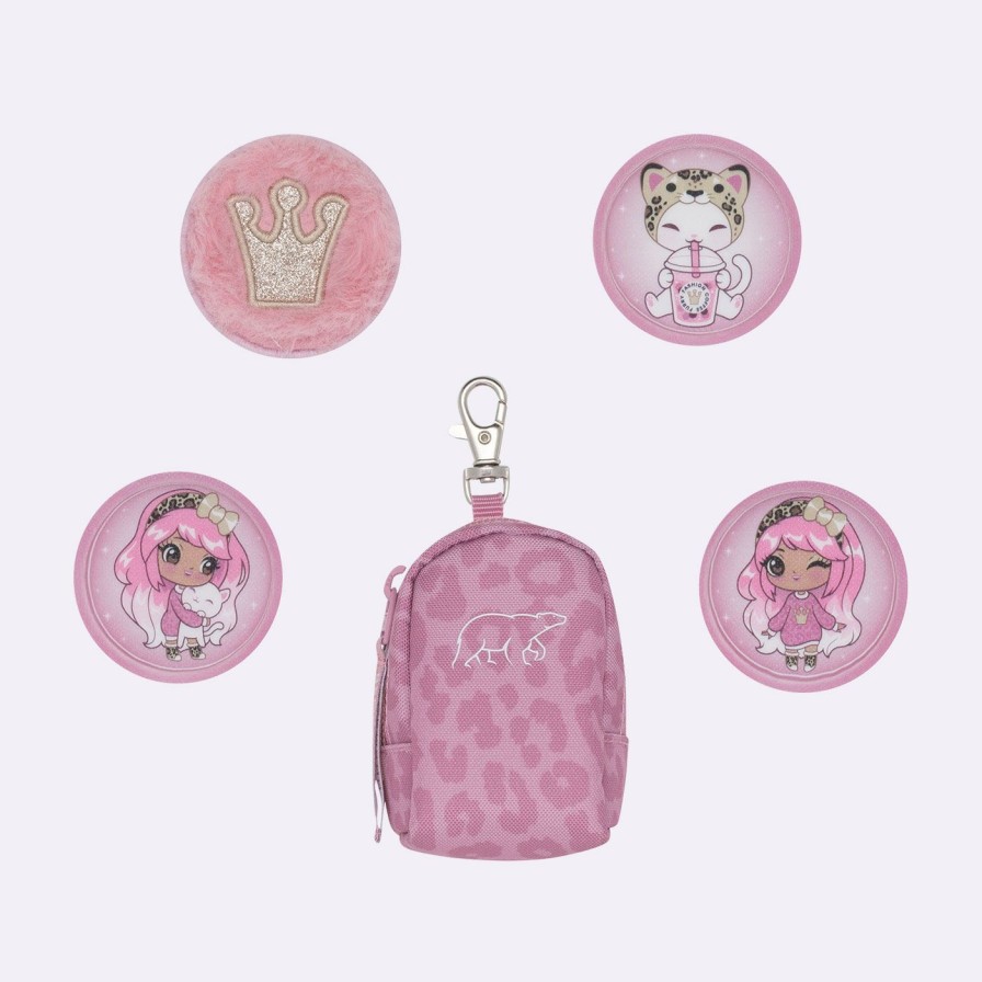 Barneskole Beckmann Tilbehor | Mini-Sekk Med Buttons, Furry/Roxy
