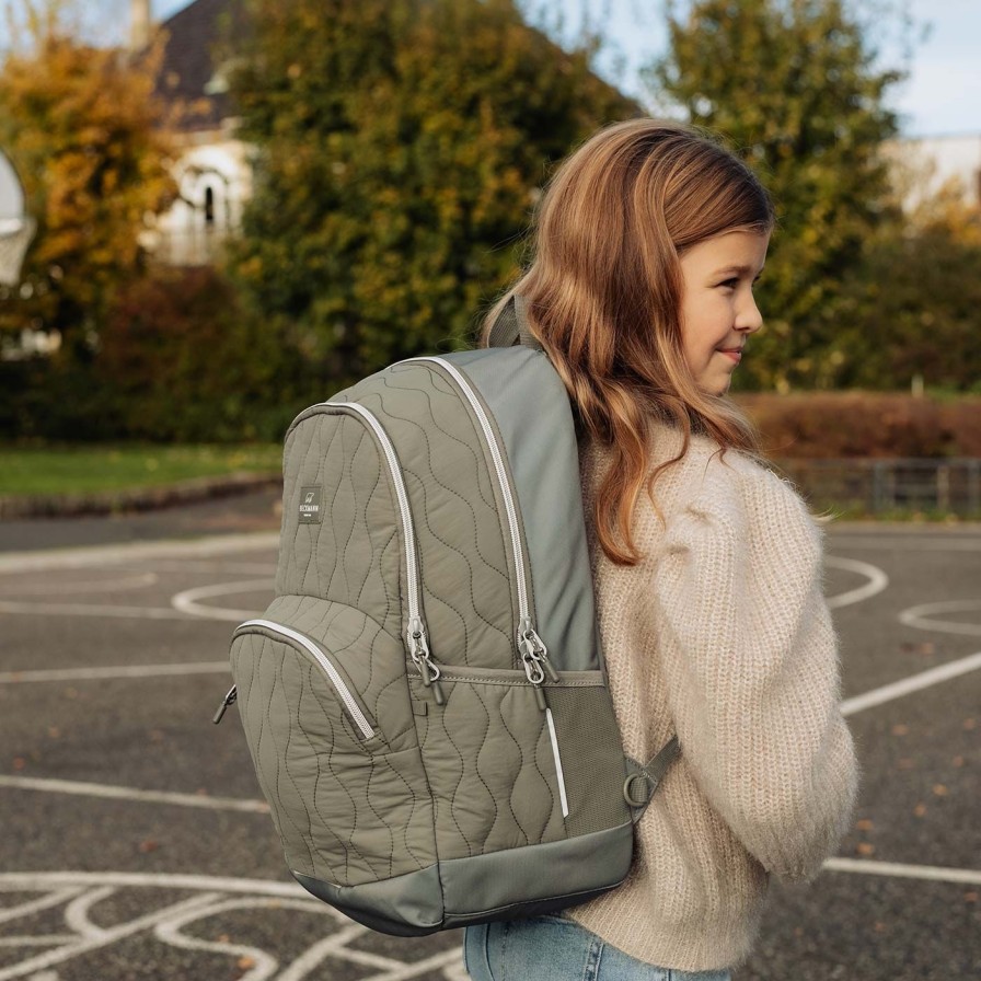 Barneskole Beckmann Skolesekk | Sport Junior, Green Padded