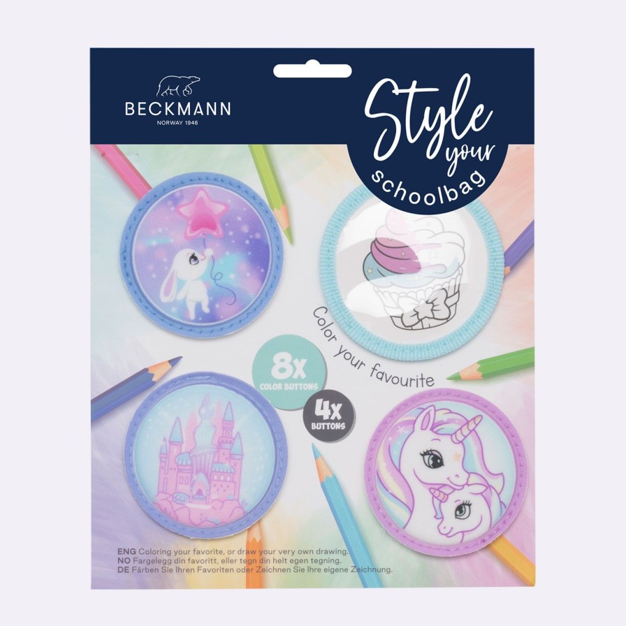 Barneskole Beckmann Tilbehor | Buttonspakke Kreativ, Mint