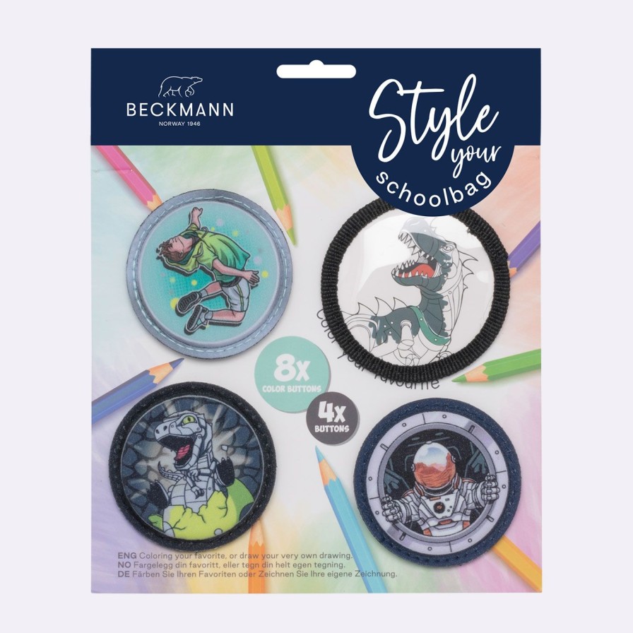 Barneskole Beckmann Tilbehor | Buttonspakke Kreativ, Black