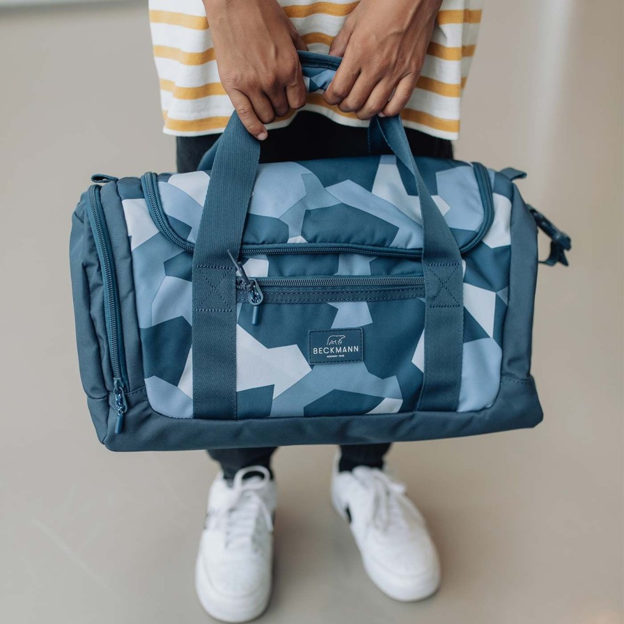 Barneskole Beckmann Gymsekk Og Gymnett | Duffelbag Sport, Blue Camo