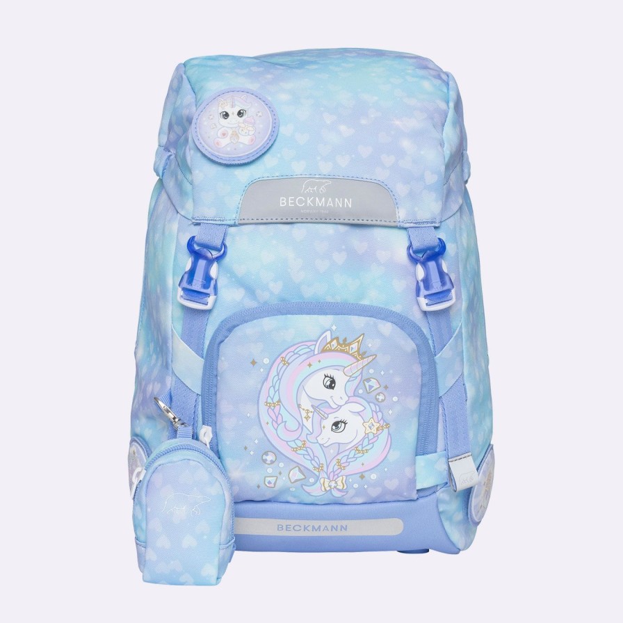 Barneskole Beckmann Skolesekk | Classic, Unicorn Princess Ice Blue