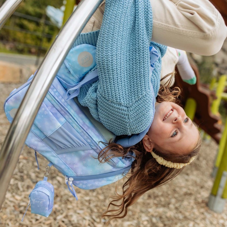 Barneskole Beckmann Skolesekk | Active Air Flx, Unicorn Princess Ice Blue