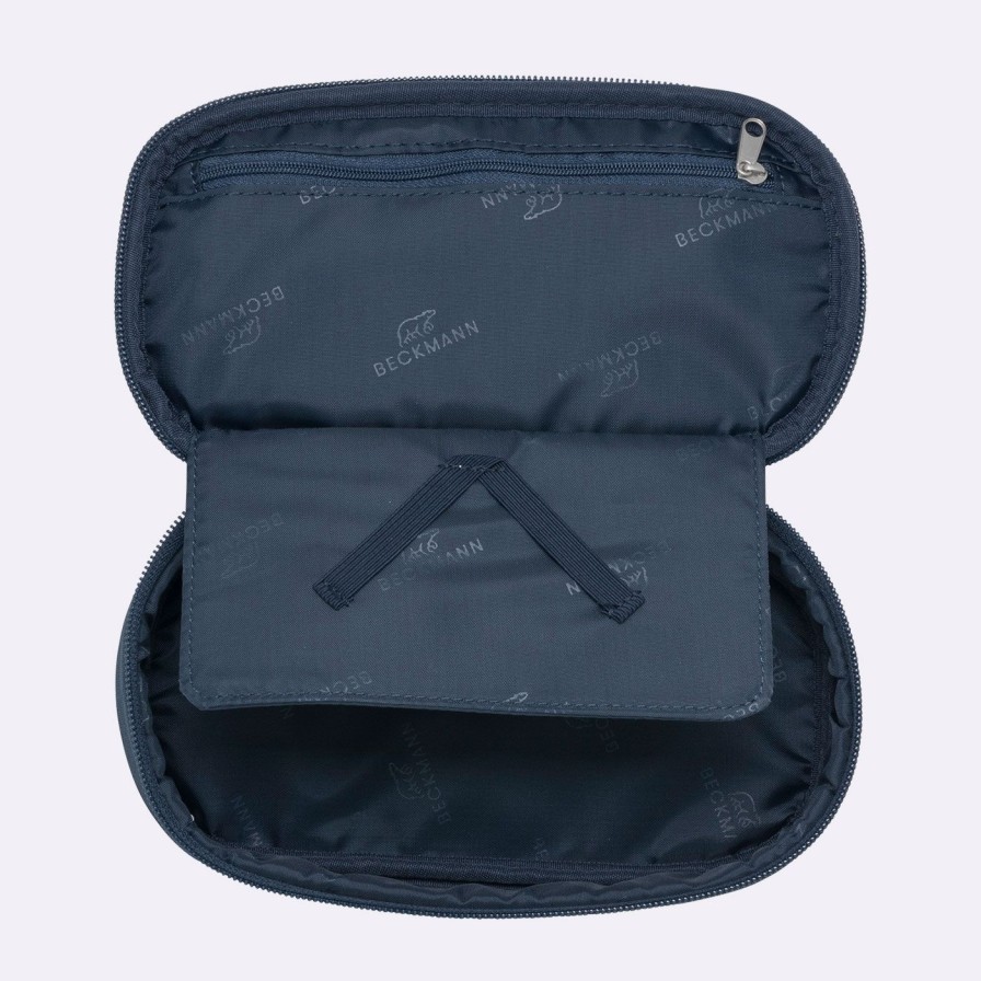Barneskole Beckmann Tilbehor | Ovalt Pennal Sport Junior, Blue Camo