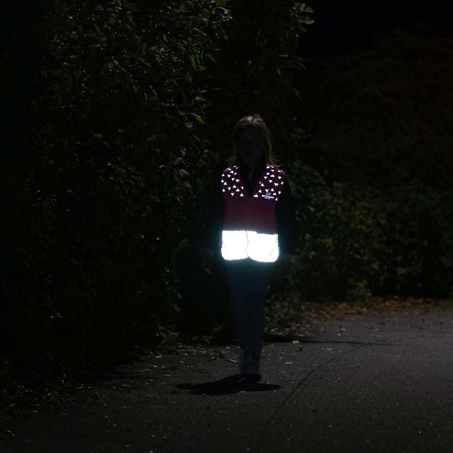 Barneskole Beckmann Tilbehor | B-Seen & Safe Markeringsvest, Pink