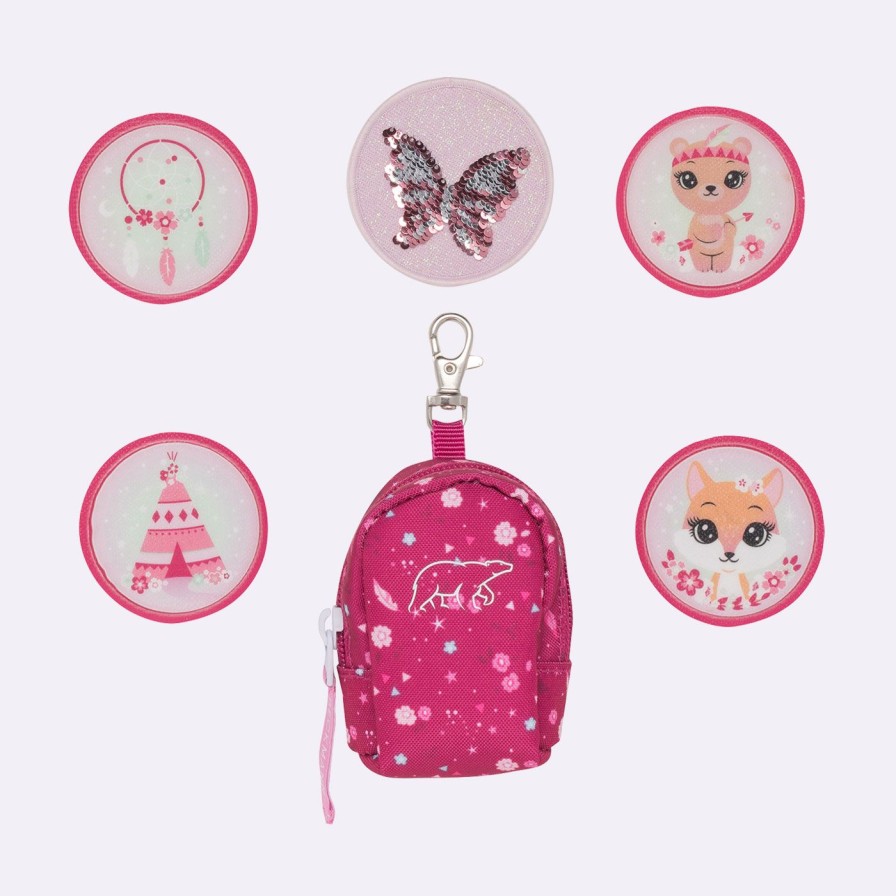 Barneskole Beckmann Tilbehor | Mini-Sekk Med Buttons, Forest Deer